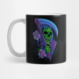 Grim Reaper and Roses Mug